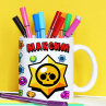 Кружка Brawl Stars с именем Максим Фото № 1